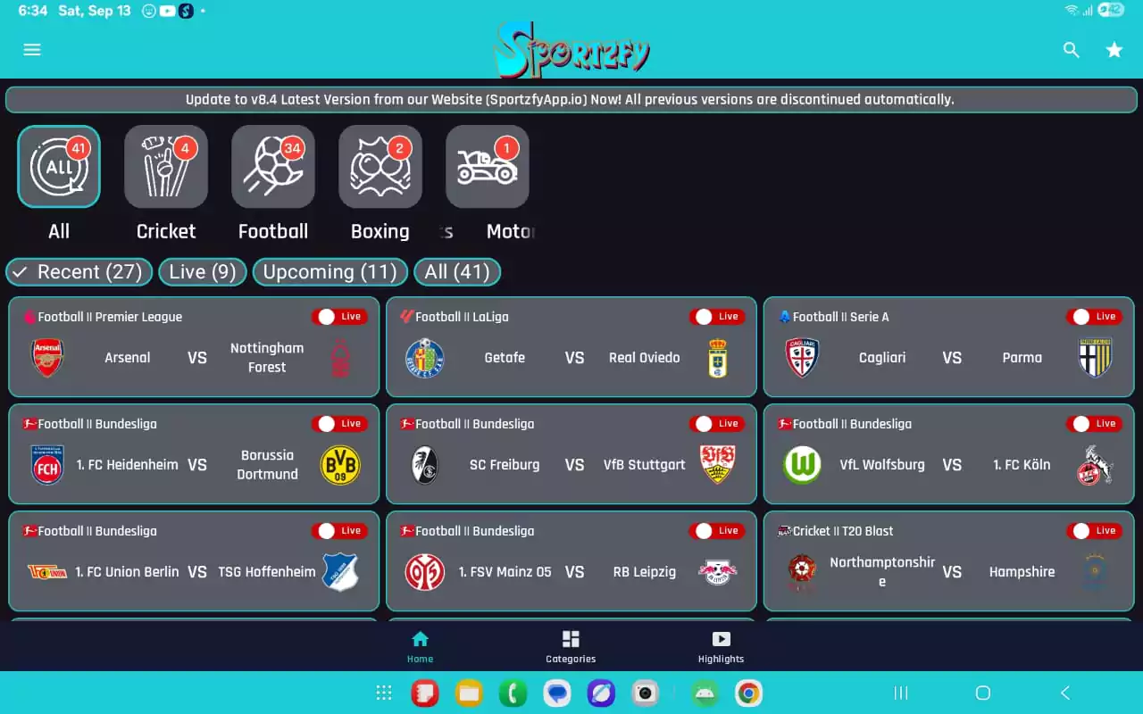 What sportzfy offers